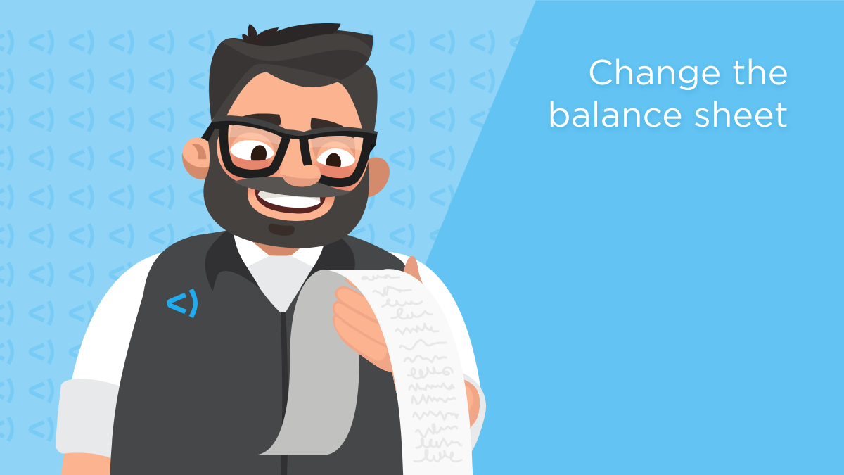 Change The Balance Sheet